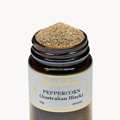 Gewürzhaus - Peppercorn (Australian Black/Ground) ME Jar Open