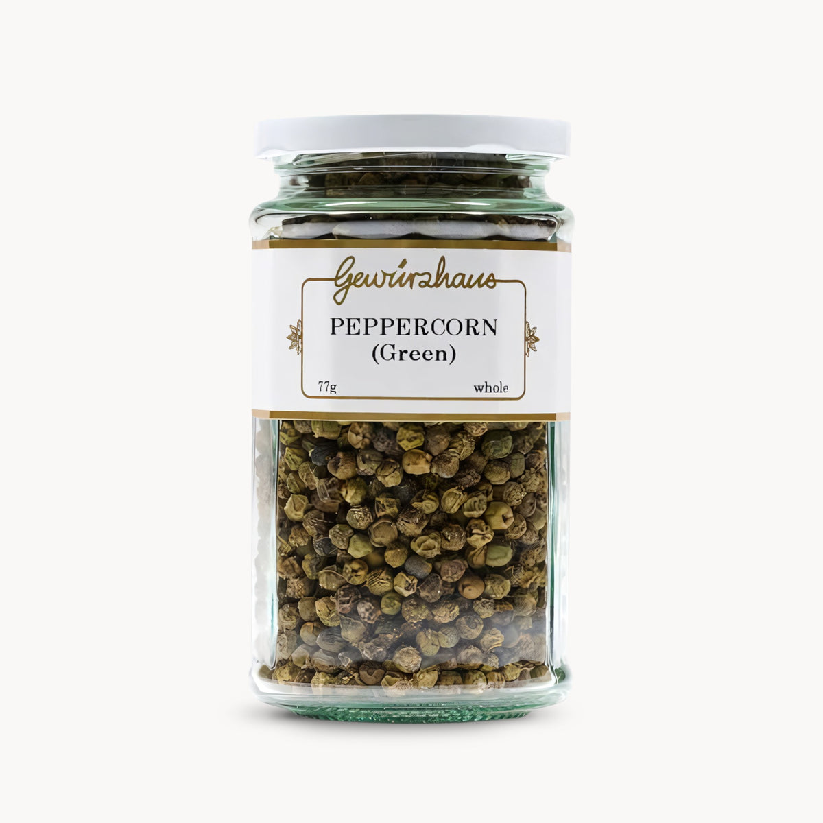 Gewürzhaus - Peppercorn (Green/Whole) LG Jar Closed