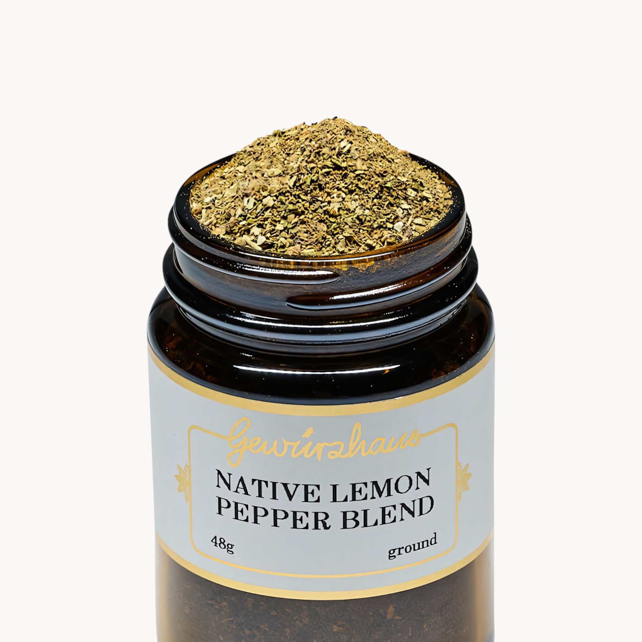 Gewürzhaus - Native Lemon Pepper Blend ME Jar Open