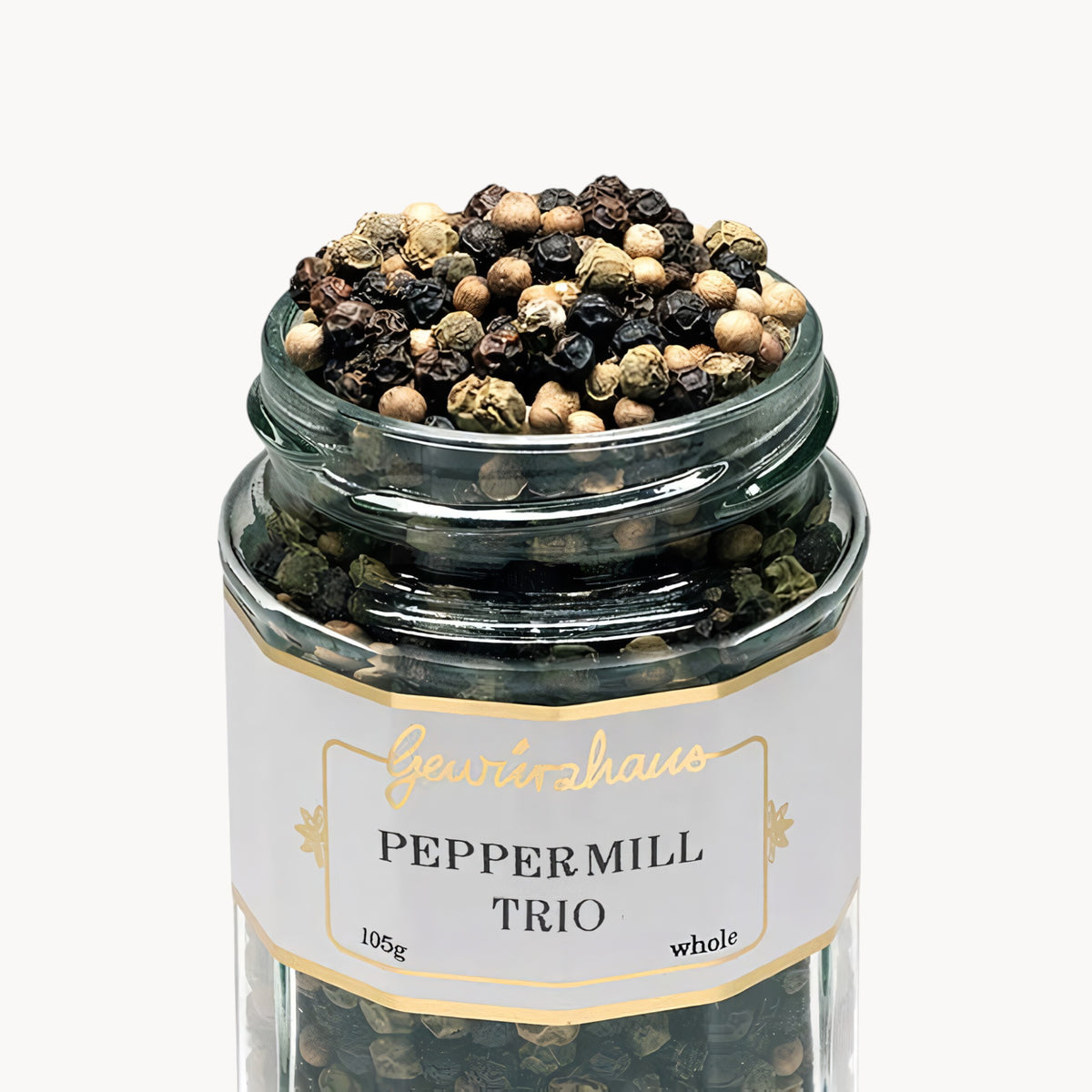 Gewürzhaus - Peppermill Trio LG Jar Open