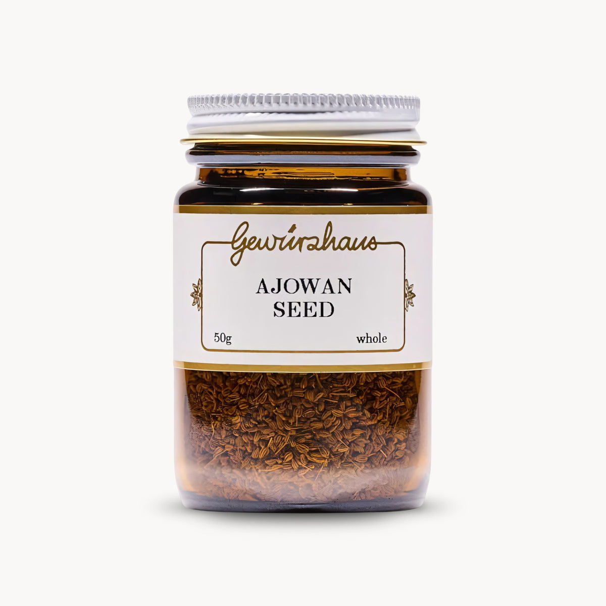 Gewürzhaus - Ajowan Seed (Whole) ME Jar Closed