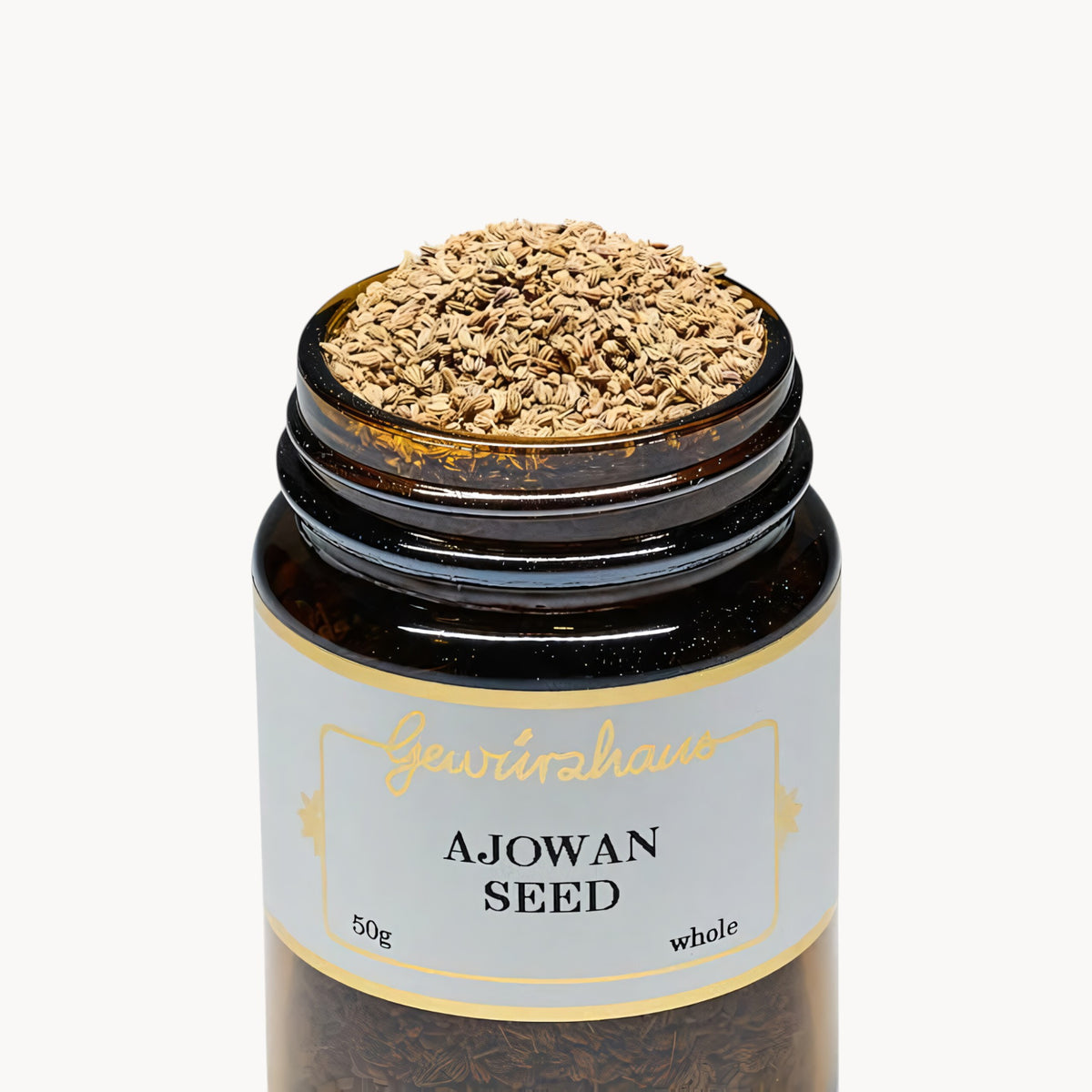 Gewürzhaus - Ajowan Seed (Whole) ME Jar Open