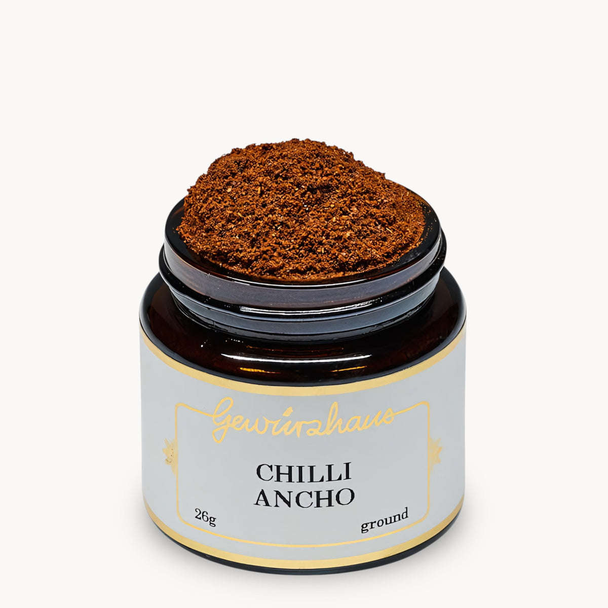 Gewürzhaus - Chilli Ancho (Ground) SM Jar Open
