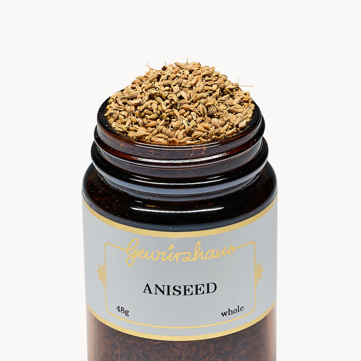 Gewürzhaus - Aniseed (Whole) ME Jar Open
