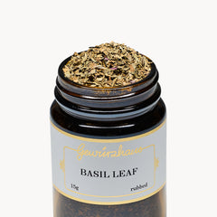 Gewürzhaus - Basil Leaf (Rubbed) ME Jar Open