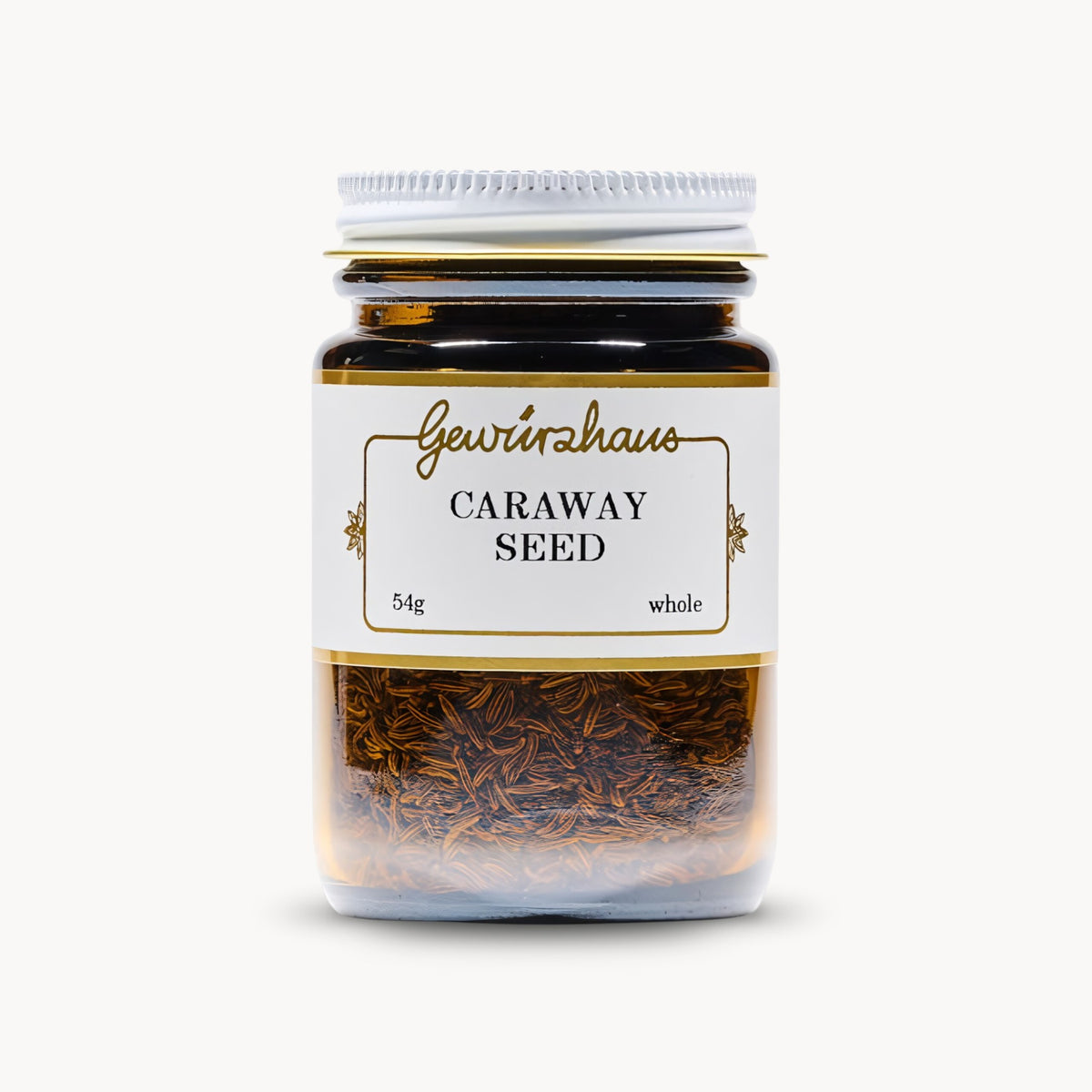 Gewürzhaus - Caraway Seed (Whole) ME Jar Closed