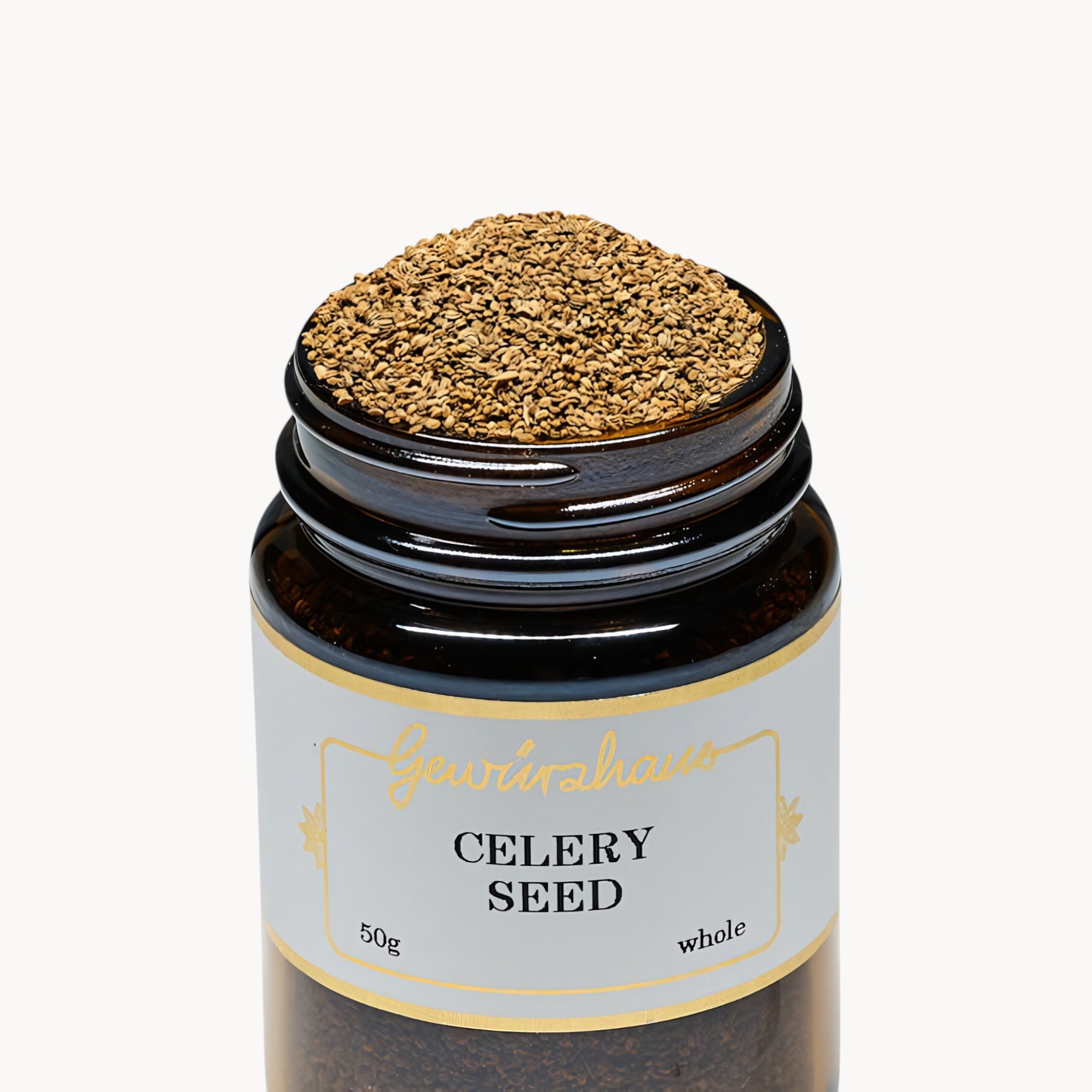 Gewürzhaus - Celery Seed (Whole) ME Jar Open