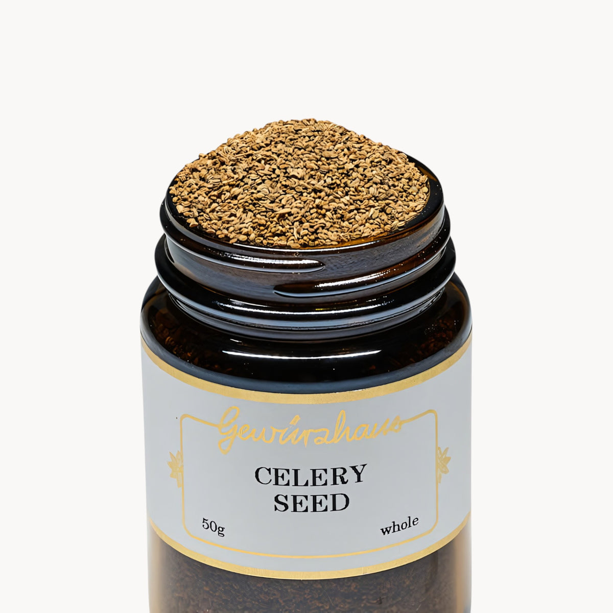 Gewürzhaus - Celery Seed (Whole) ME Jar Open