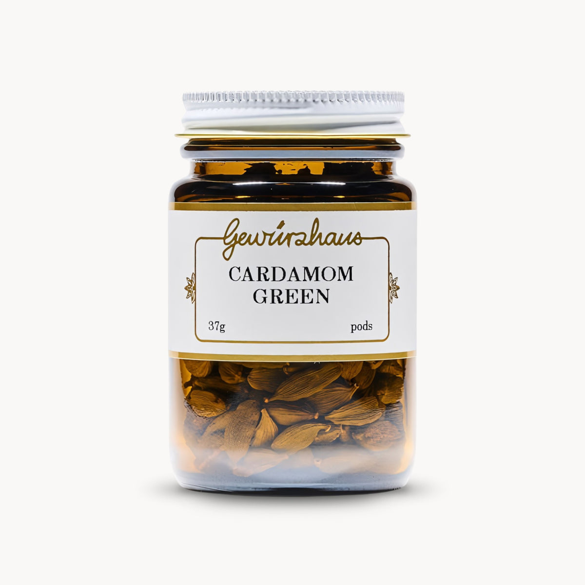 Gewürzhaus - Cardamom Green (Pod) ME Jar Closed
