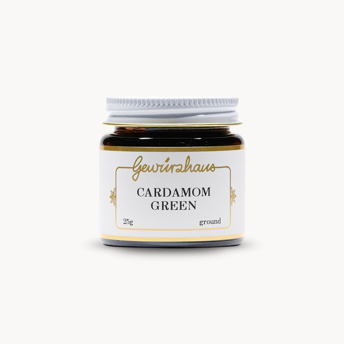 Gewürzhaus - Cardamom Green (Ground) SM Jar Closed