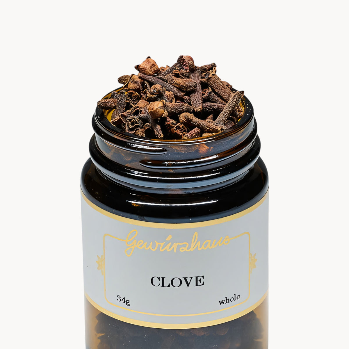 Gewürzhaus - Clove (Whole) ME Jar Open