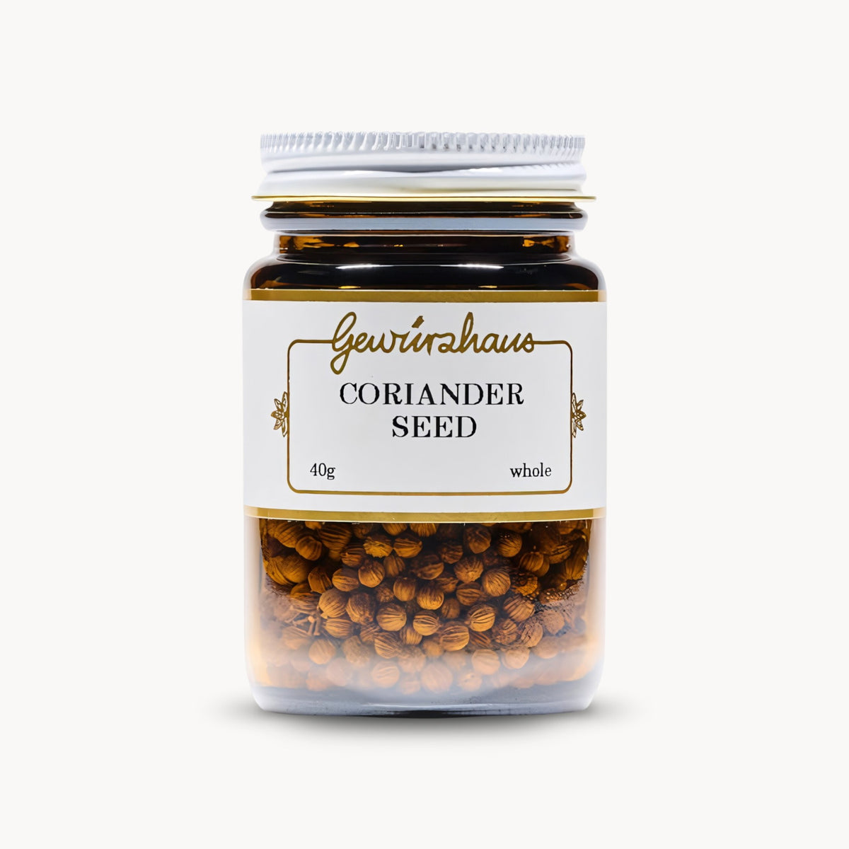 Gewürzhaus - Coriander Seed (Whole) ME Jar Closed
