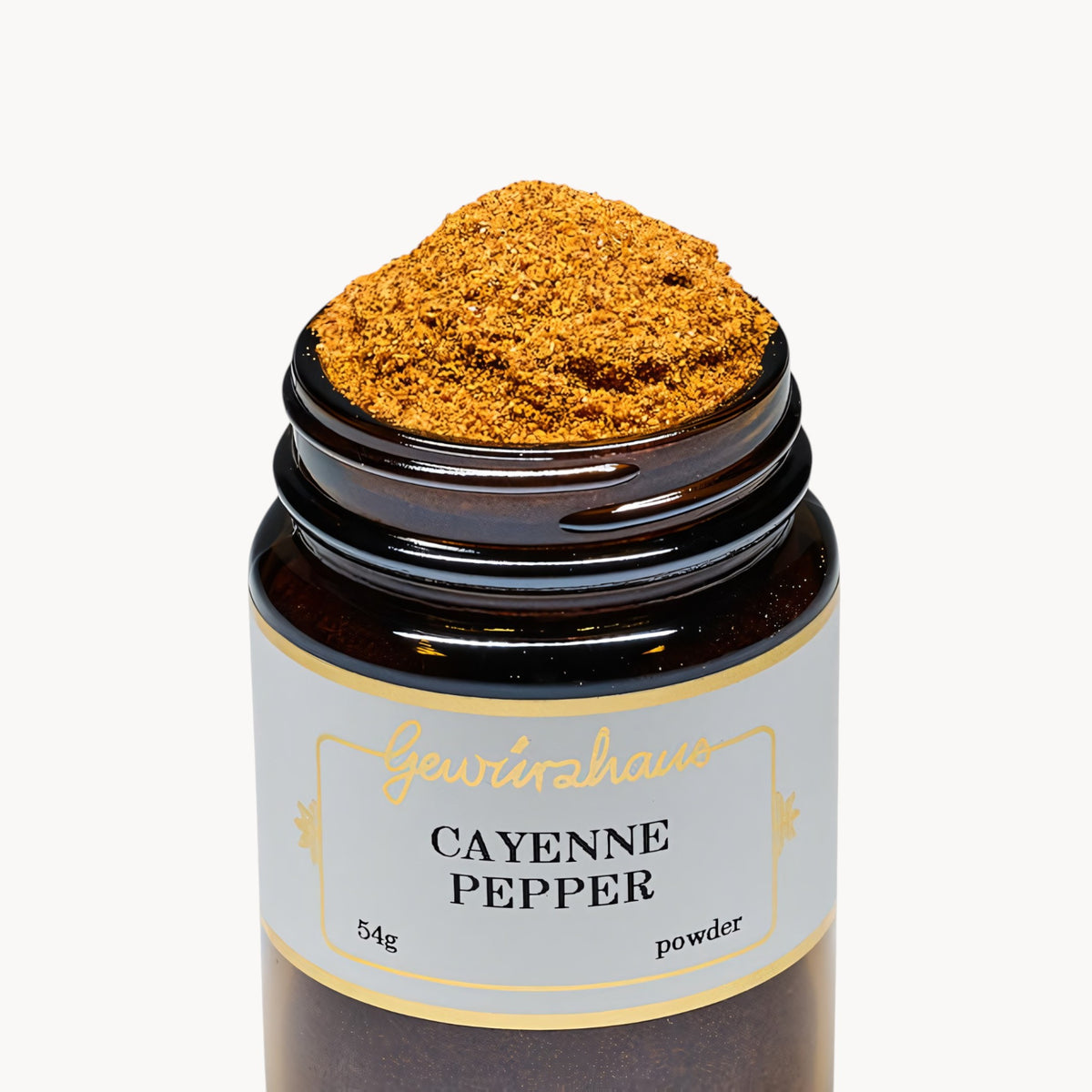 Gewürzhaus - Cayenne Pepper (Powder) ME Jar Open