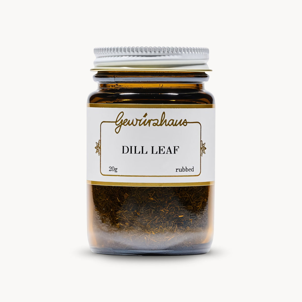 Gewürzhaus - Dill Leaf (Organic/Rubbed) ME Jar Closed