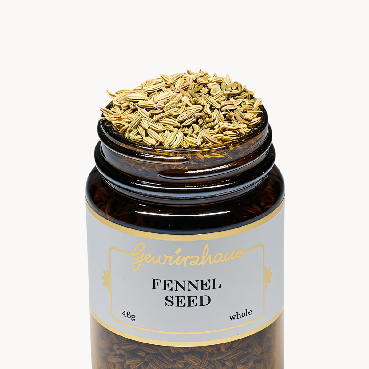 Gewürzhaus - Fennel Seed (Whole) ME Jar Open
