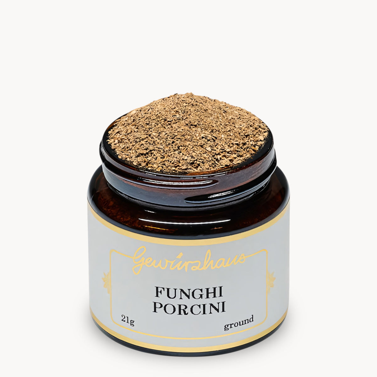 Gewürzhaus - Funghi Porcini (Ground) SM Jar Open