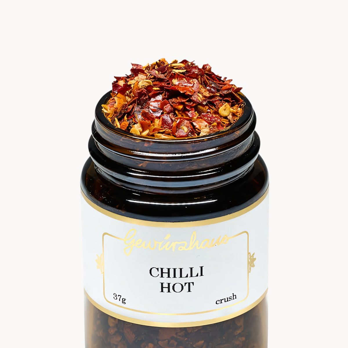 Gewürzhaus - Chilli Hot (Crushed) ME Jar Open