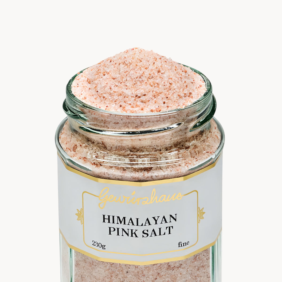 Gewürzhaus - Himalayan Pink Salt Fine LG Jar Open