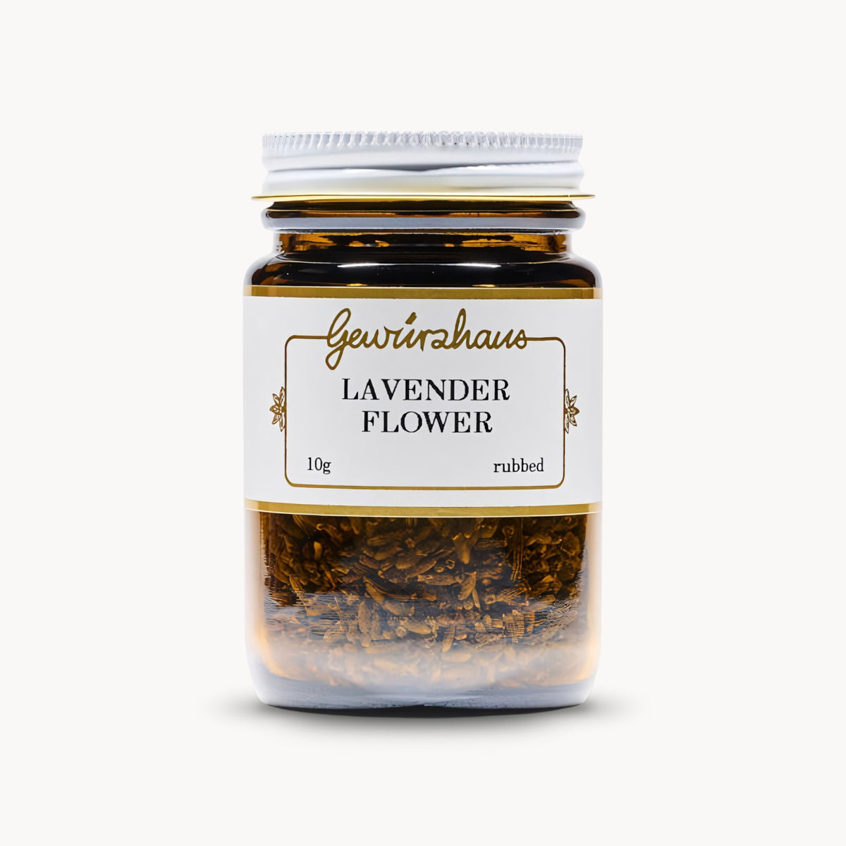 Gewürzhaus - Lavender Flower (Rubbed) ME Jar Closed