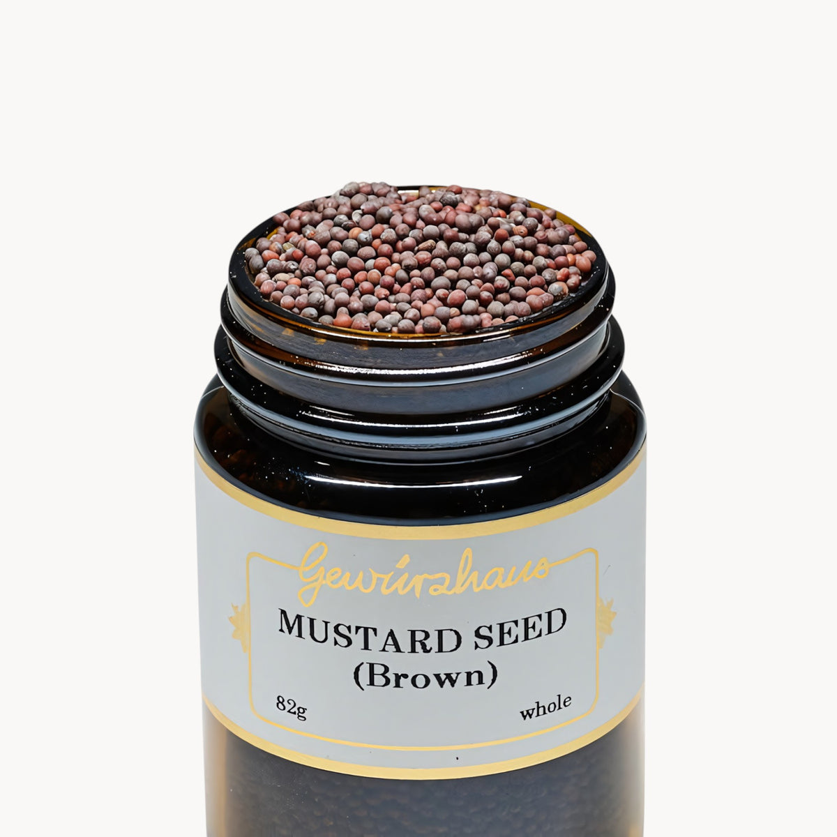 Gewürzhaus - Mustard Seed (Brown/Whole) ME Jar Open