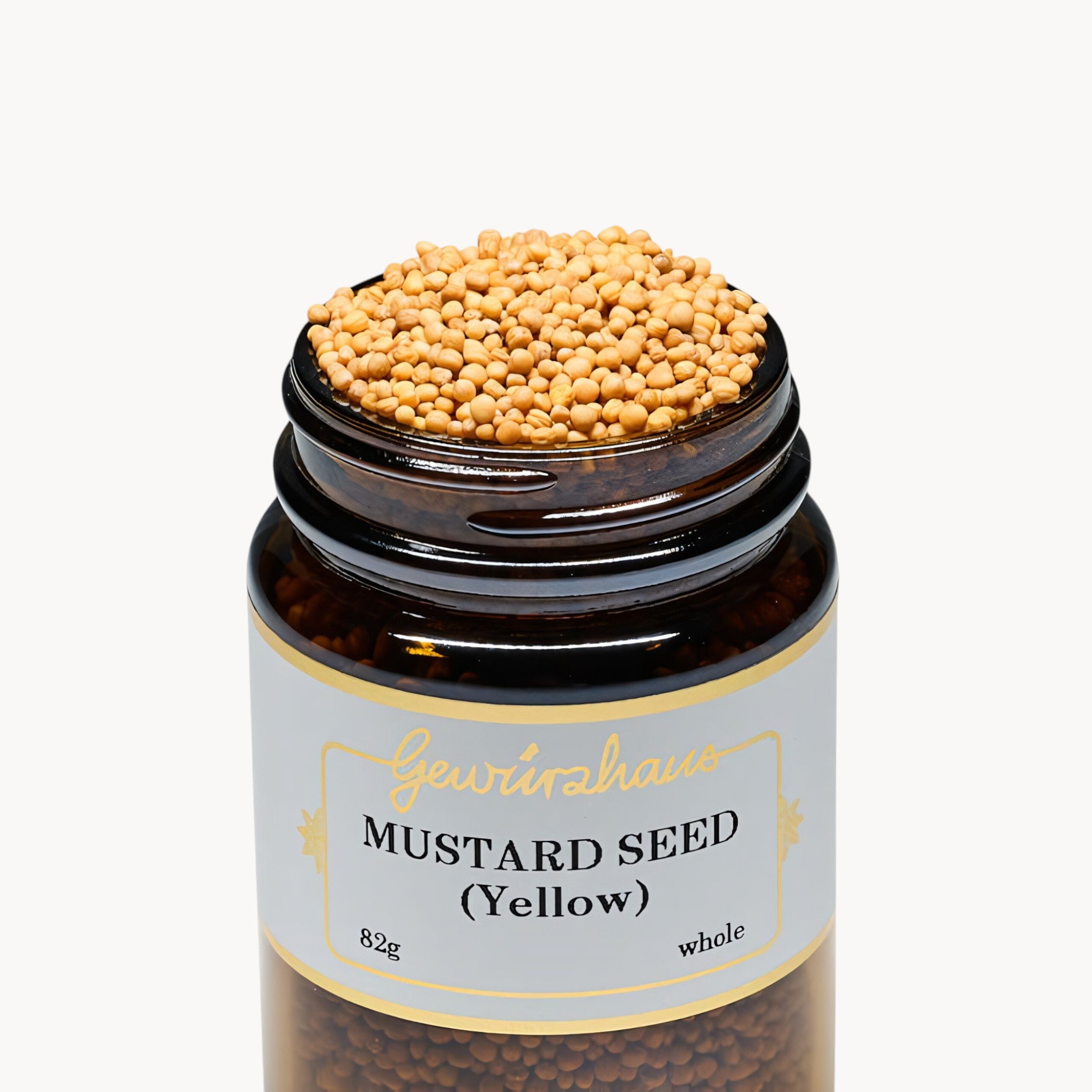 Gewürzhaus - Mustard Seed (Yellow/Whole) ME Jar Open