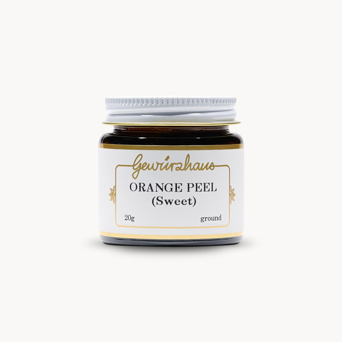 Gewürzhaus - Orange Peel - Sweet (Ground) SM Jar Closed