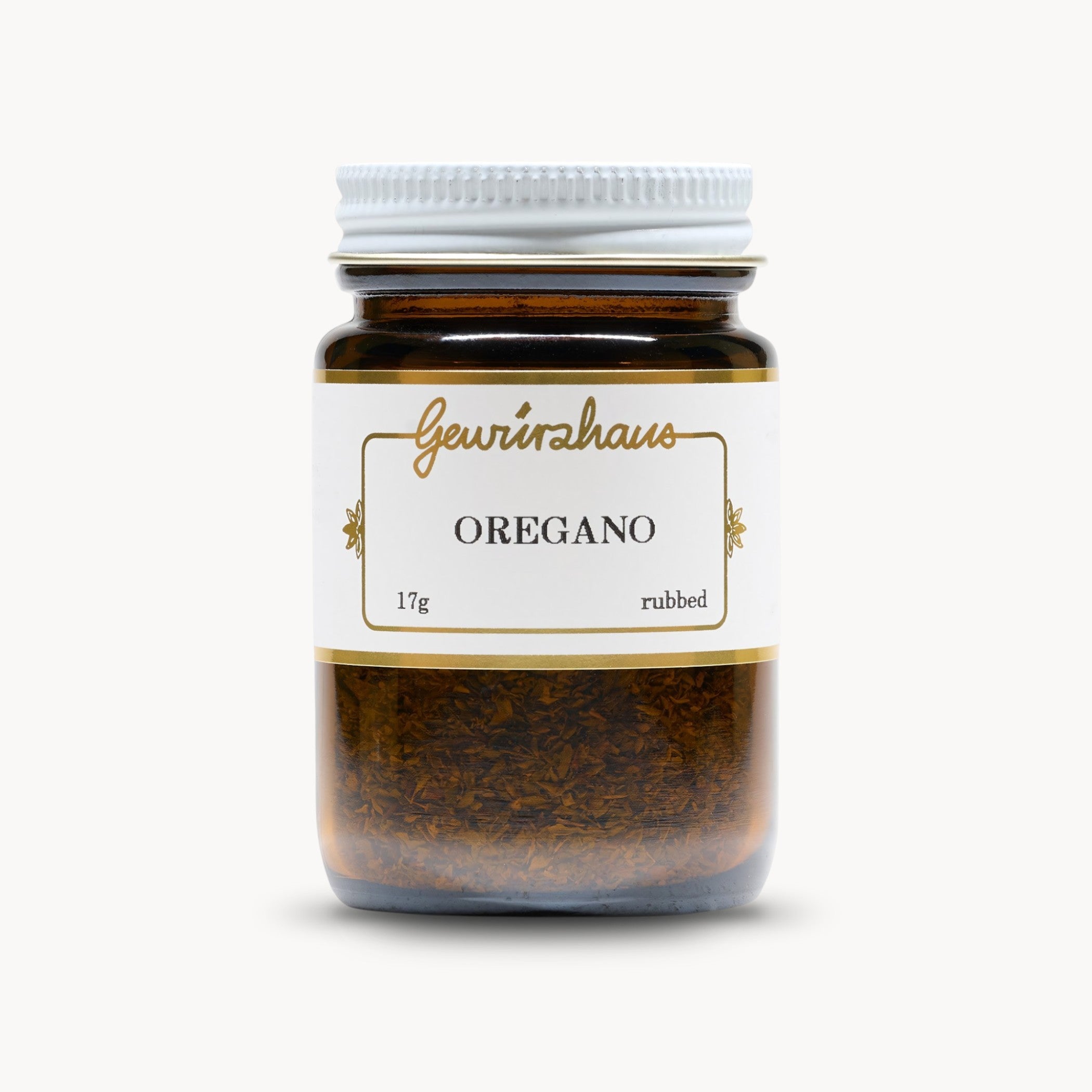 Gewürzhaus - Oregano (Rubbed) ME Jar Closed