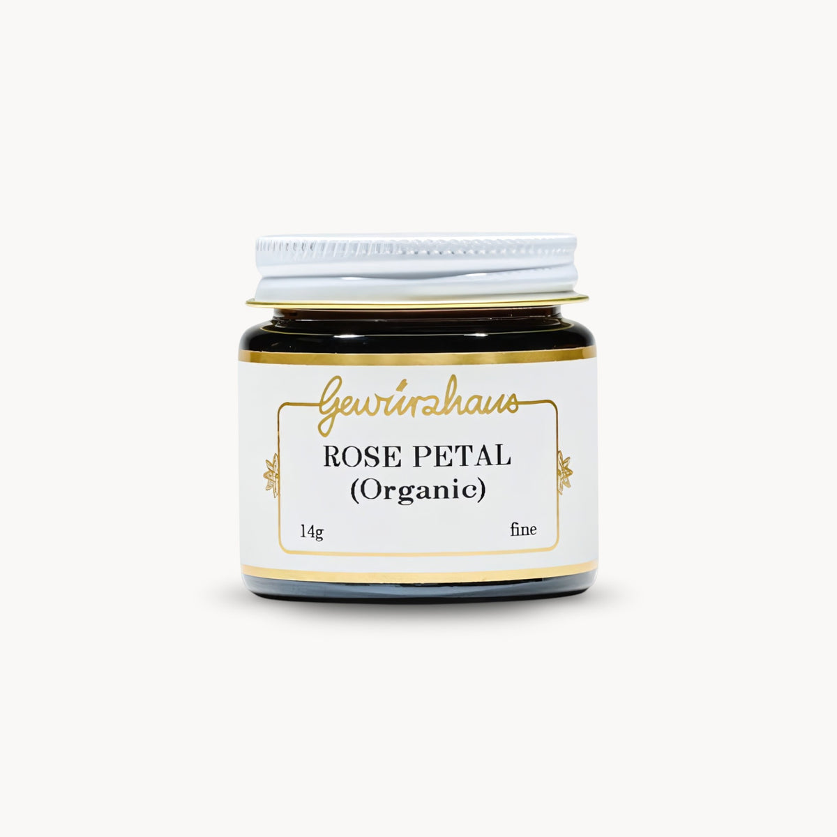 Gewürzhaus - Rose Petal (Red - Organic) SM Jar Closed