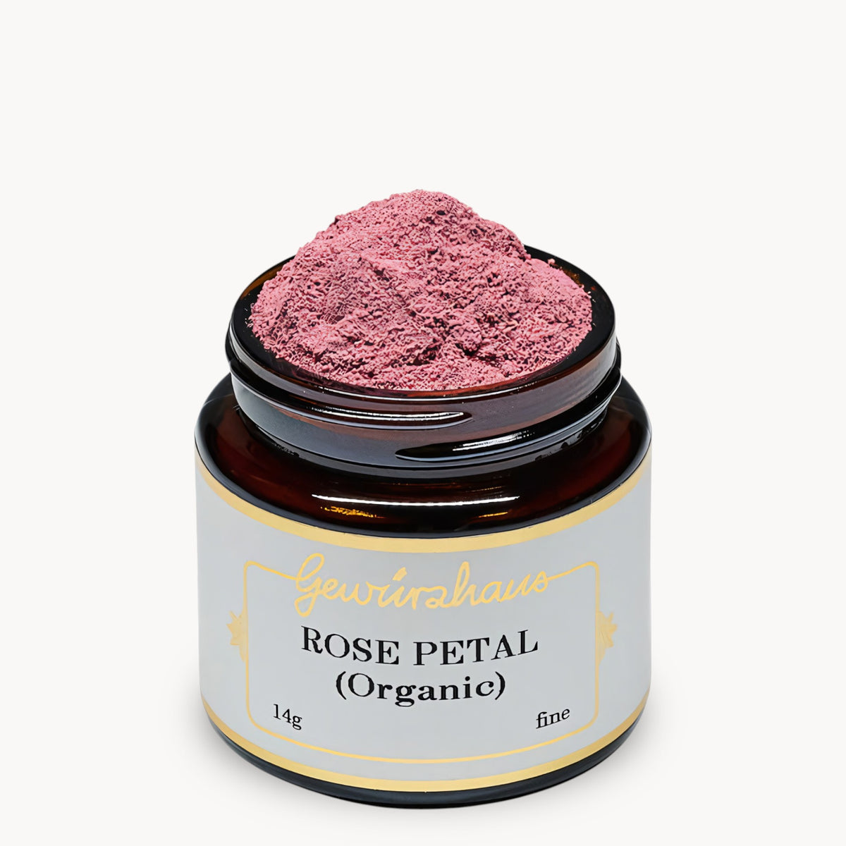 Gewürzhaus - Rose Petal (Red - Organic) SM Jar Open
