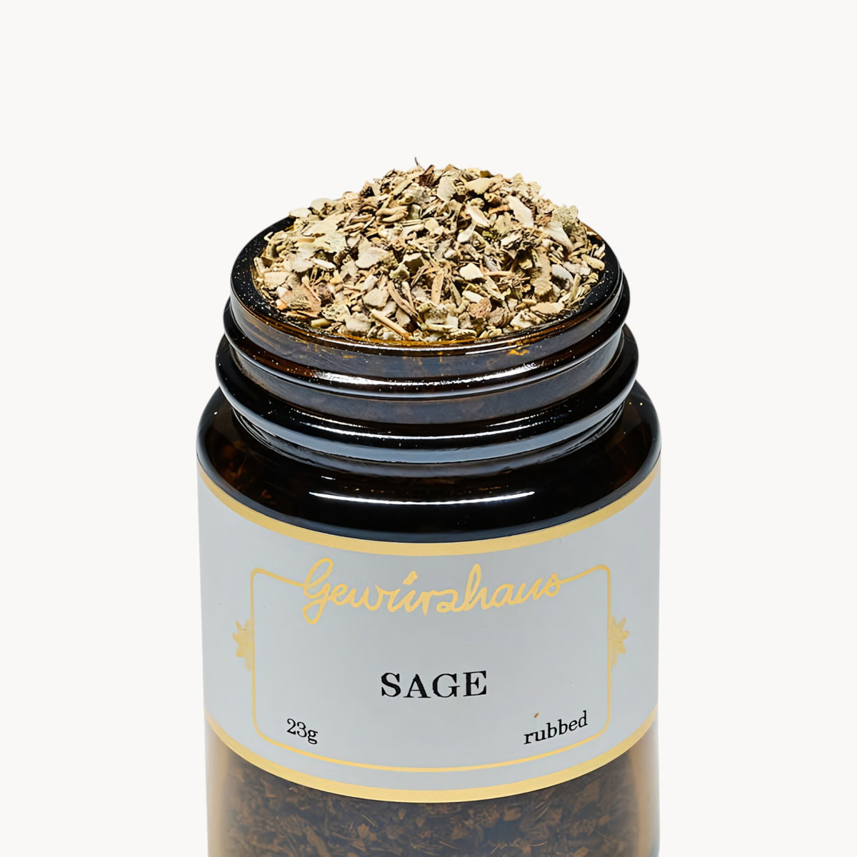 Gewürzhaus - Sage (Rubbed) ME Jar Open