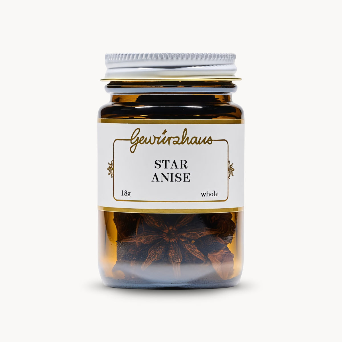 Gewürzhaus - Star Anise (Whole) ME Jar Closed