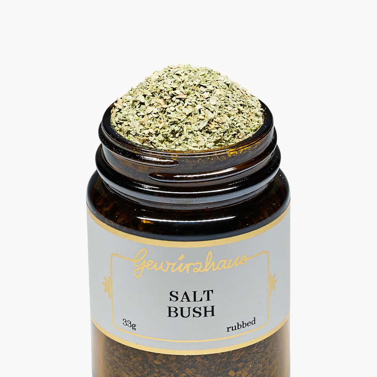 Gewürzhaus - Saltbush (Rubbed) ME Jar Open