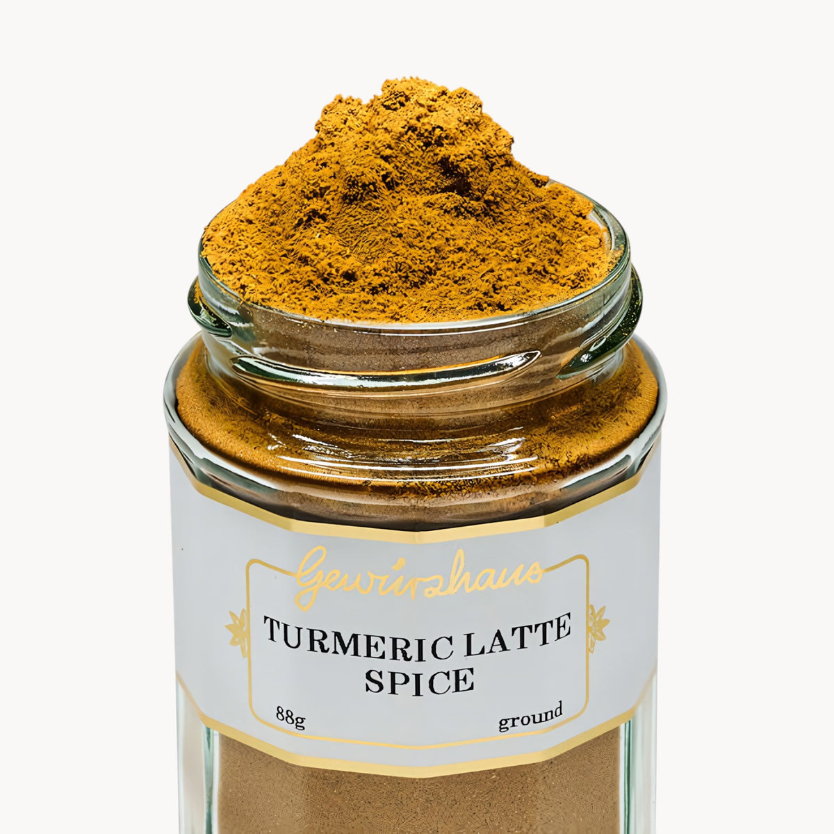 Gewürzhaus - Turmeric Latte Spice LG Jar Open