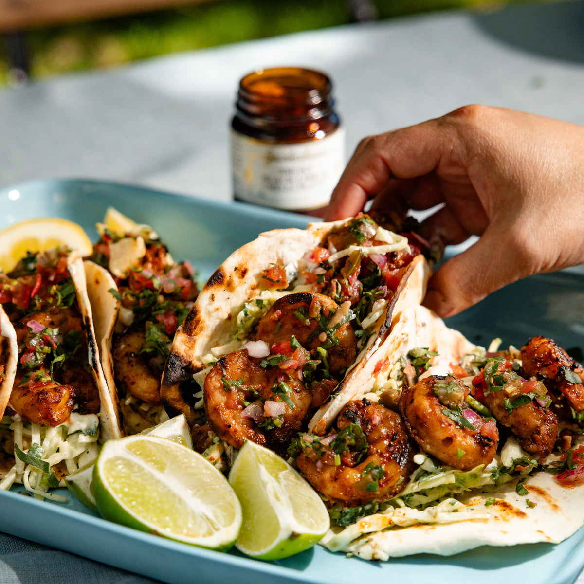 Gewürzhaus - Grilled Prawn Tacos