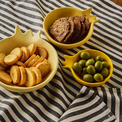 Gewürzhaus - Stacked Pomegranate Dishes Set of 3 Yellow