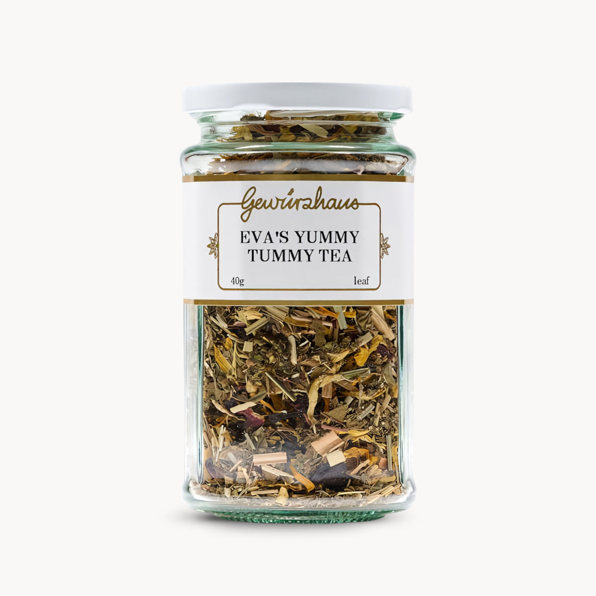 Gewürzhaus - Eva's Organic Yummy Tummy Tea LG Jar Closed