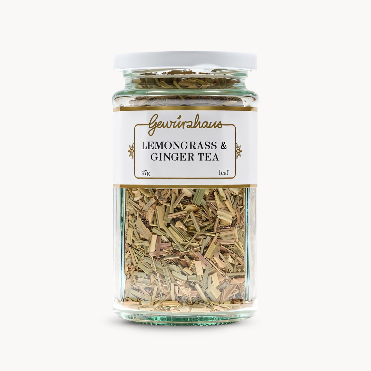 Gewürzhaus - Lemongrass & Ginger Organic Tea LG Jar Closed