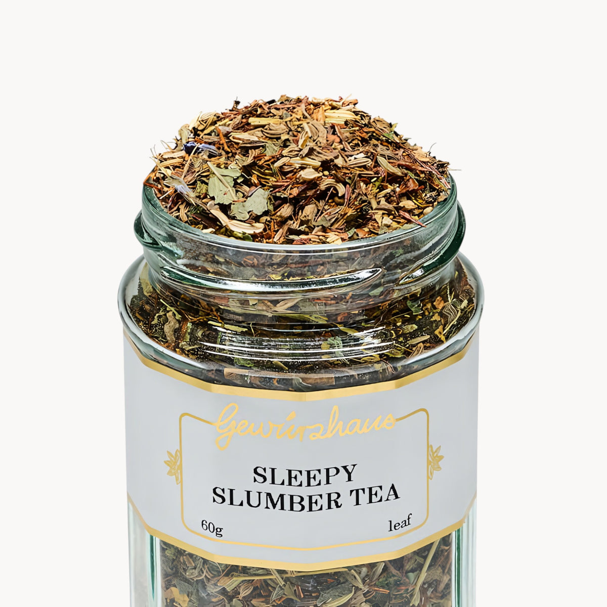 Gewürzhaus - Sleepy Slumber Tea LG Jar Open