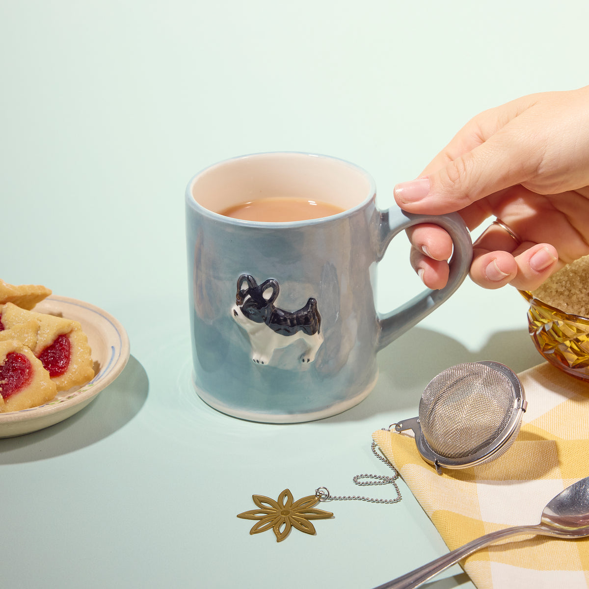 Gewürzhaus - Frenchie Dog Mug 400mL Lifestyle
