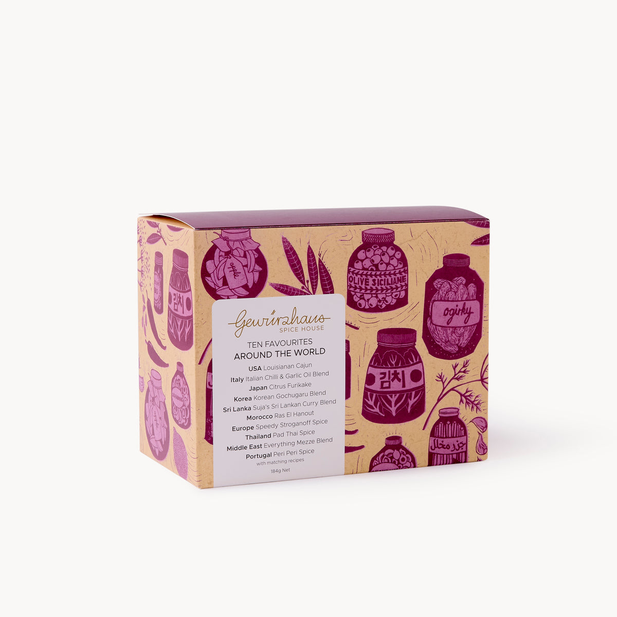 Gewürzhaus Ten Favourites - Around the World Gift Box