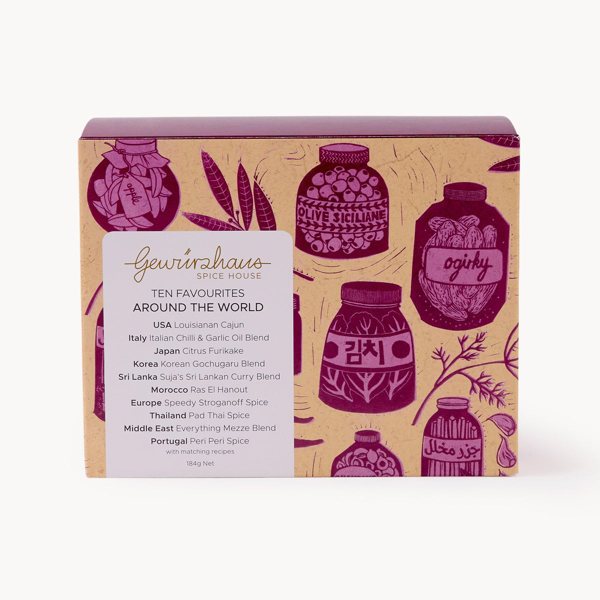 Gewürzhaus Ten Favourites - Around the World Gift Box