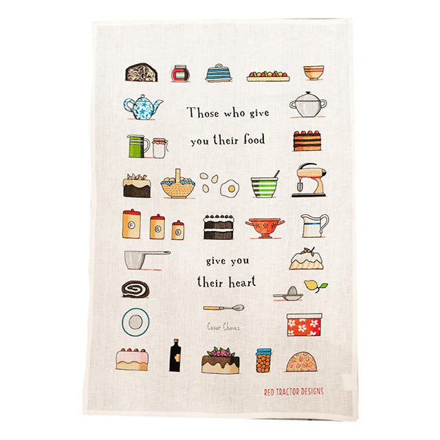 Baking From The Heart Tea Towel