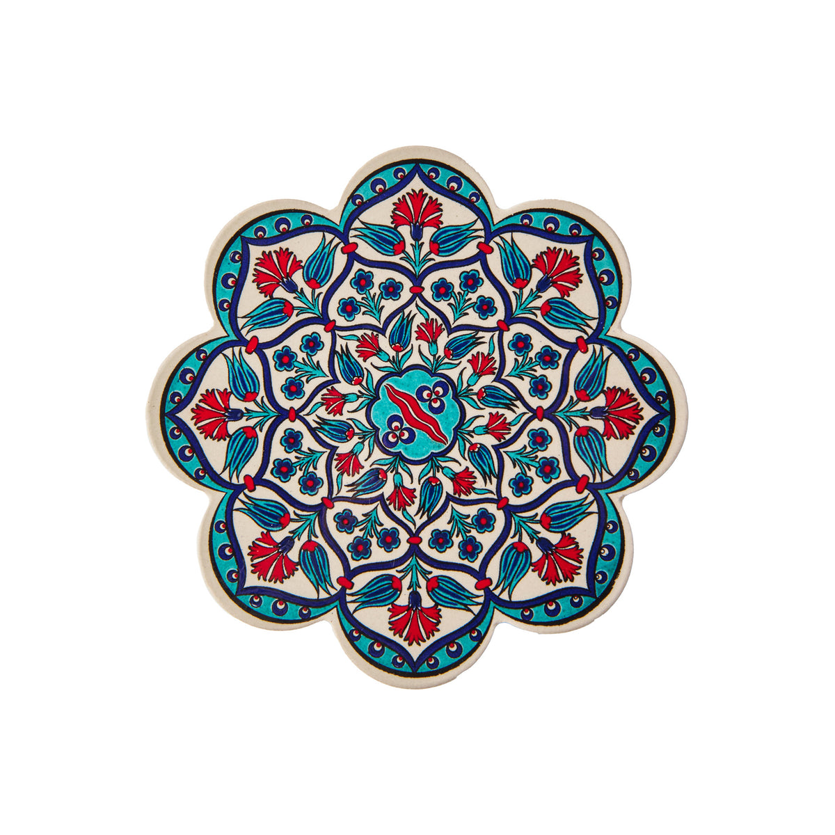 Gewürzhaus - White Teal & Red Trivet