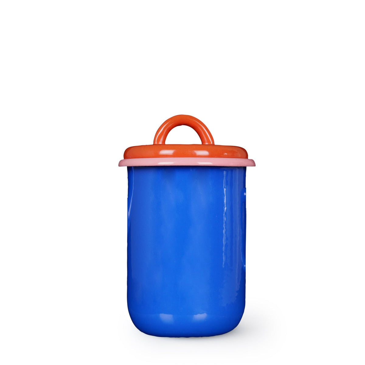 Enamel Canister Electric Blue 600 ml