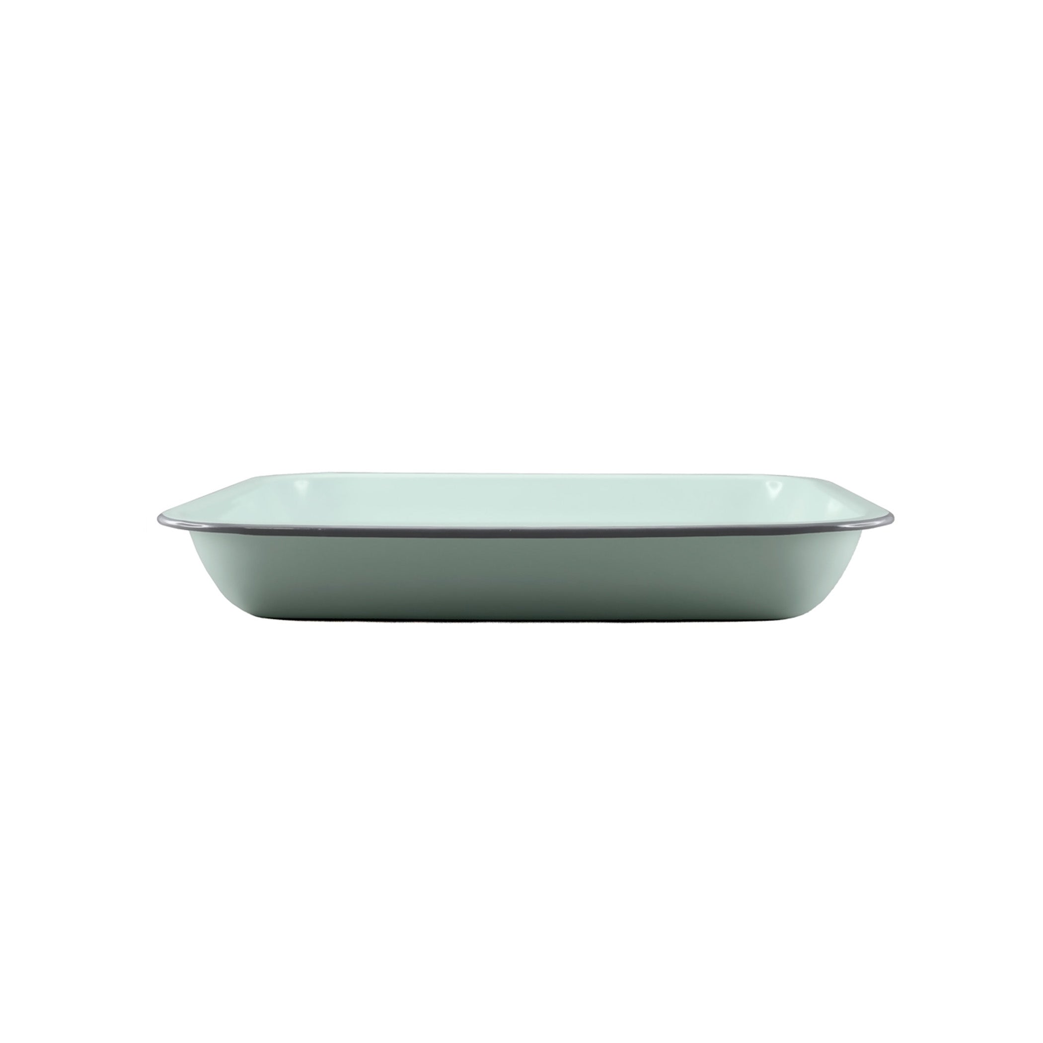 Enamel Baking Tray 37cm Duck Egg Blue