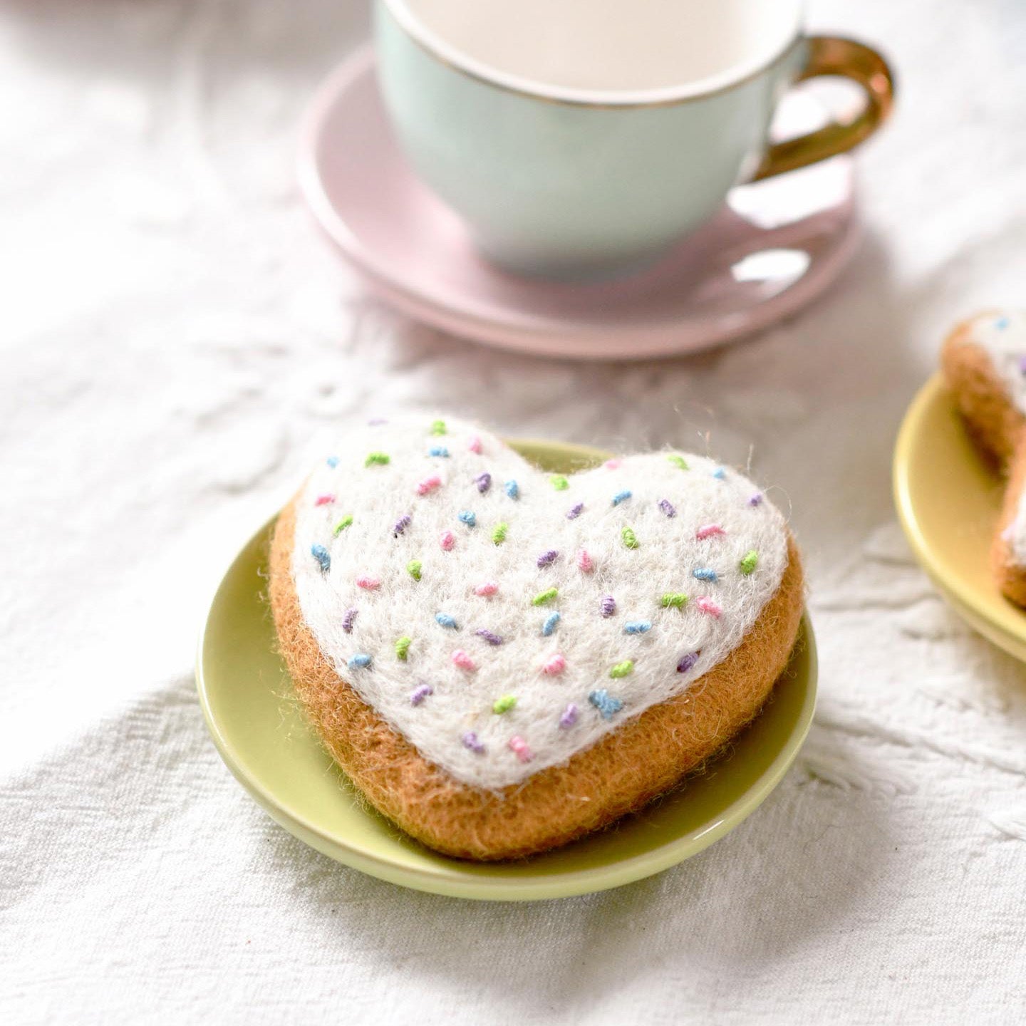 Gewürzhaus - Needle Felt Heart Sprinkles Cookie