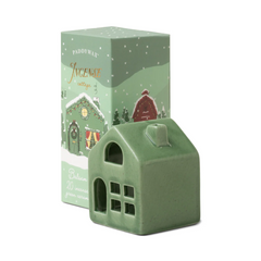 Smoker, Ceramic Green Cottage Balsam Fir Incense