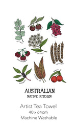 Australian Native Kitchen Tea Towel