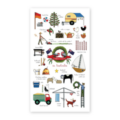 Christmas in Australia Tea Towel