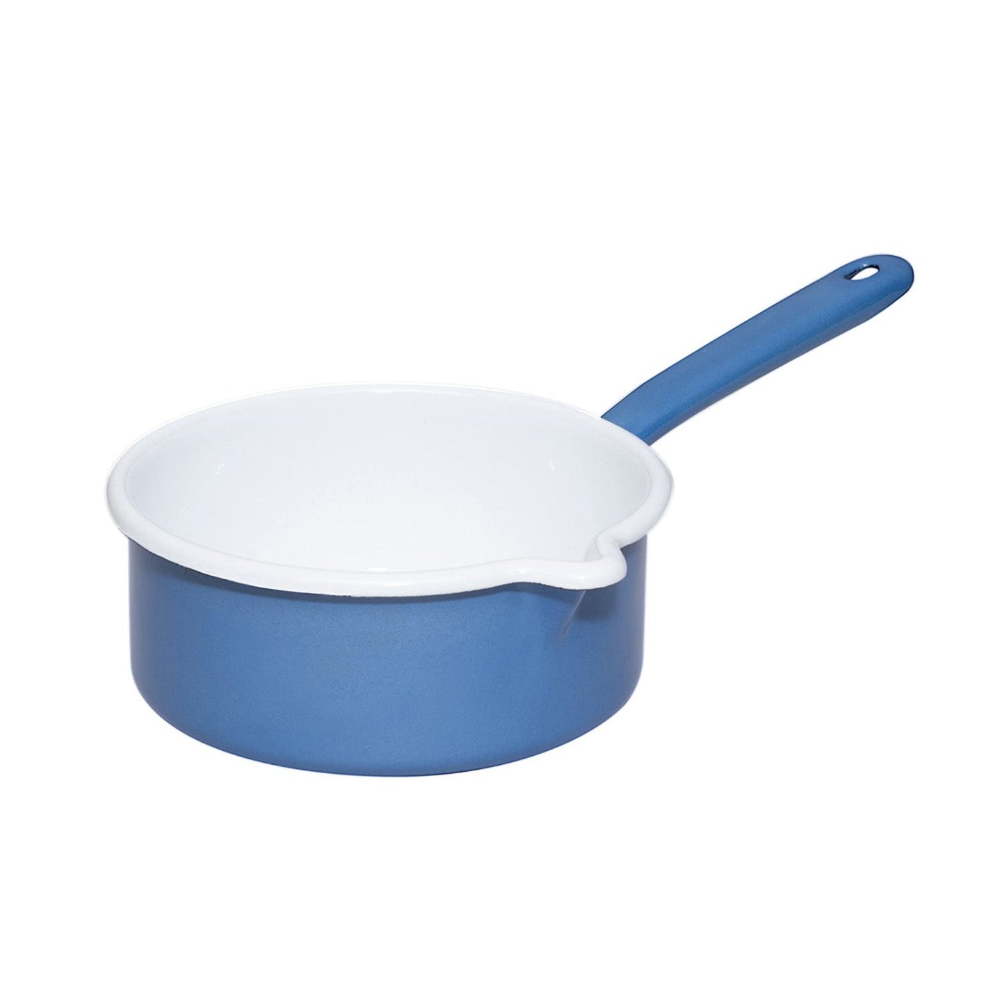 Saucepan with Spout 16cm Natural Blue Dark - Gewürzhaus
